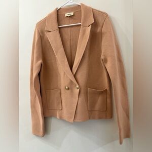 L’AGENCE Tailored Knit Blazer Jacket /cardigan - women’s size XL